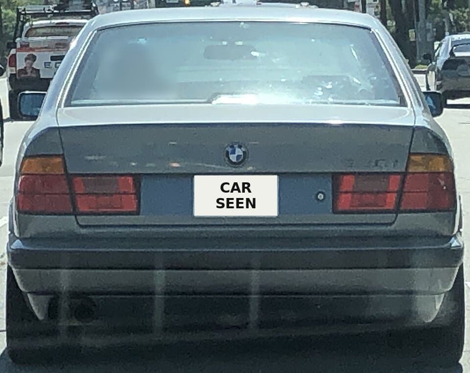 1986 BMW 7 Series