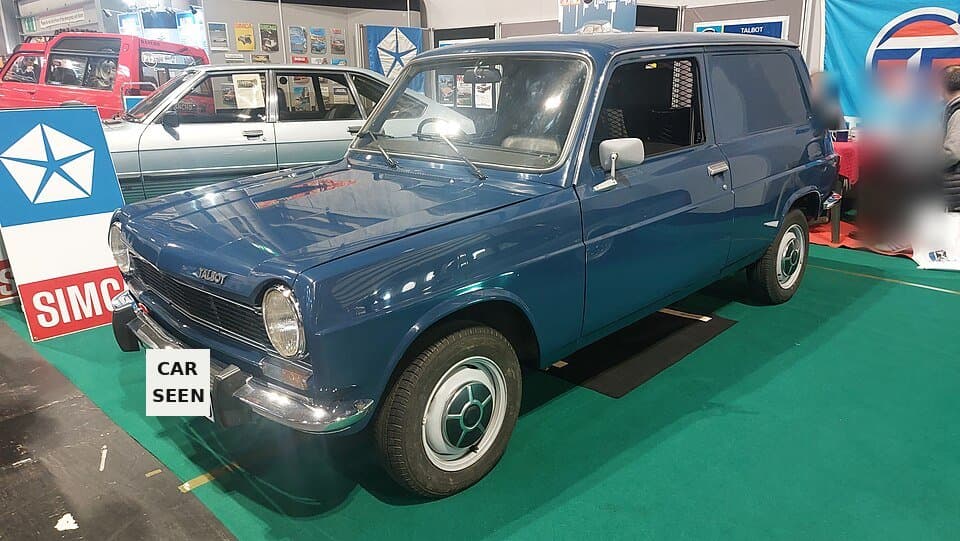 1984 Talbot 1100 Van