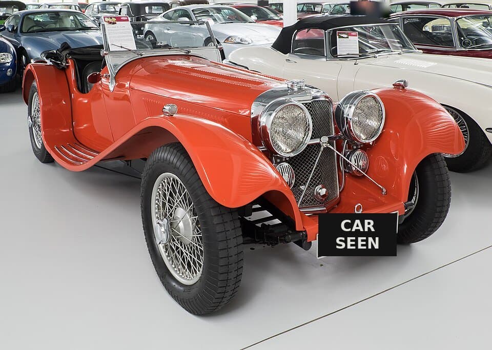 1936 Jaguar SS 100 replica