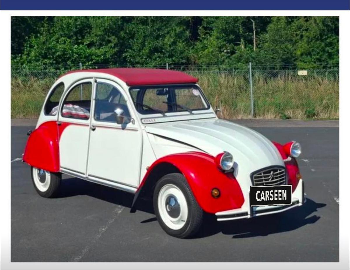 1985 Citroën 2CV Dolly in red and white